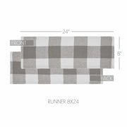 Annie Buffalo Check Grey Runner 8x24 (8 Piece Bundle)
