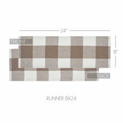Annie Buffalo Check Portabella Runner 8x24 (8 Piece Bundle)