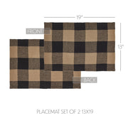 Black Check Runner 8x24 (8 Piece Bundle)