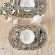 Celeste Blended Pebble Indoor/Outdoor Placemat 13x19 (8 Piece Bundle)