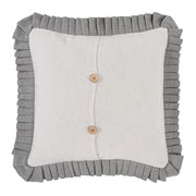 Embroidered Bee Honey Pillow 18x18 (2PC Bundle)