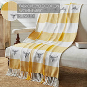 Buzzy Bees Woven Throw 50x60 (2PC Bundle)