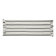 Kaila Ticking Stripe Ruffled Runner 12x36 (2PC Bundle)