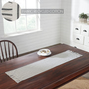 Kaila Ticking Stripe Ruffled Runner 12x48 (2PC Bundle)