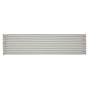 Kaila Ticking Stripe Ruffled Runner 12x48 (2PC Bundle)