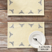 Buzzy Bees Placemat Set of 2 13x19 (6PC Bundle)