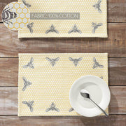 Buzzy Bees Placemat Set of 2 13x19 (6PC Bundle)