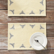 Buzzy Bees Placemat Set of 2 13x19 (6PC Bundle)