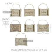 Spring In Bloom Easter & Spring Bowl Fillers Set of 6 3x5 (12PC Bundle)
