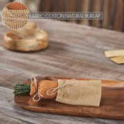 Spring In Bloom Mini Burlap Sack with Carrot (2PC Bundle)