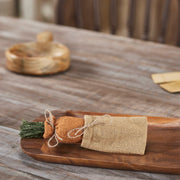 Spring In Bloom Mini Burlap Sack with Carrot (2PC Bundle)