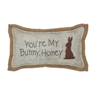 Spring In Bloom You're My Bunny Honey Pillow 7x13 (2PC Bundle)