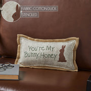 Spring In Bloom You're My Bunny Honey Pillow 7x13 (2PC Bundle)