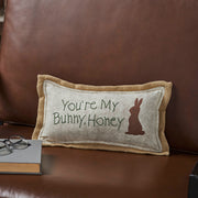 Spring In Bloom You're My Bunny Honey Pillow 7x13 (2PC Bundle)