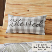 Finders Keepers Blessed Pillow 7x13 (2PC Bundle)