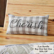 Finders Keepers Cherish Pillow 7x13 (2PC Bundle)