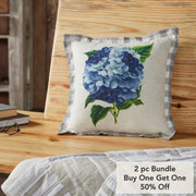 Finders Keepers Hydrangea Pillow 14x14 (2PC Bundle)