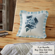 Finders Keepers Hydrangea Ruffled Pillow 12x12 (2PC Bundle)