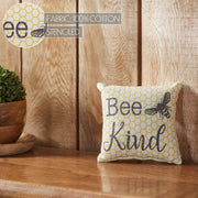 Buzzy Bees Bee Kind Pillow 6x6 (2PC Bundle)