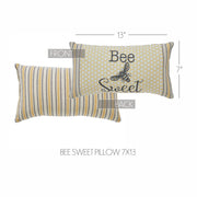 Buzzy Bees Bee Sweet Pillow 7x13 (2PC Bundle)