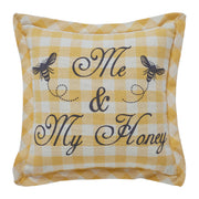 Buzzy Bees Me & My Honey Pillow 9x9 (2PC Bundle)
