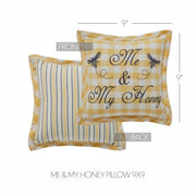 Buzzy Bees Me & My Honey Pillow 9x9 (2PC Bundle)