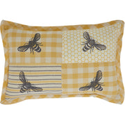 Buzzy Bees Patchwork Bee Pillow 9.5x14 (2PC Bundle)
