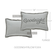 Finders Keepers Goodnight Pillow 9.5x14 (2PC Bundle)