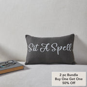 Finders Keepers Sit A Spell Pillow 9.5x14 (2PC Bundle)