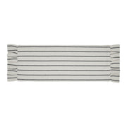 Kaila Ticking Stripe Ruffled Runner 8x24 (2PC Bundle)