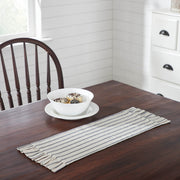 Kaila Ticking Stripe Ruffled Runner 8x24 (2PC Bundle)