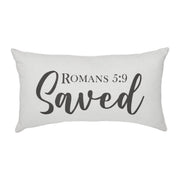 Risen Saved Forgiven Inspirational Pillows 7x13 (3PC Bundle)