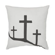 Risen 3 Crosses Pillow 12x12 (2PC Bundle)