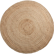 Harlow Jute Rug w/ Pad 3ft Round (2PC Bundle)