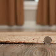 Harlow Jute Rug w/ Pad 3ft Round (2PC Bundle)