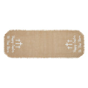 Celebrate Grace Jute Burlap Happy Easter Runner 12x36 (2PC Bundle)
