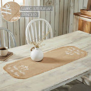 Celebrate Grace Jute Burlap Happy Easter Runner 12x36 (2PC Bundle)