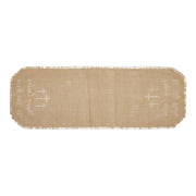 Celebrate Grace Jute Burlap Happy Easter Runner 12x36 (2PC Bundle)