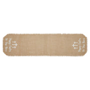 Celebrate Grace Jute Burlap Happy Easter Runner 12x48 (2PC Bundle)
