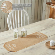 Celebrate Grace Jute Burlap Happy Easter Runner 8x24 (2PC Bundle)