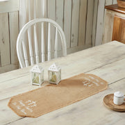 Celebrate Grace Jute Burlap Happy Easter Runner 8x24 (2PC Bundle)