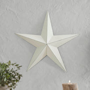 Metal Star Creme Distressed 24x24 (3PC Bundle)
