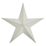 Metal Star Creme Distressed 36x36 (3PC Bundle)