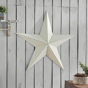 Metal Star Creme Distressed 36x36 (3PC Bundle)