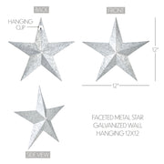 Metal Star Galvanized 12x12 (3PC Bundle)