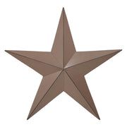 Metal Star Rust Brown Distressed 12x12 (3PC Bundle)