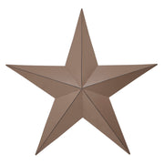 Metal Star Rust Brown Distressed 18x18 (3PC Bundle)