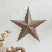 Metal Star Rust Brown Distressed 18x18 (3PC Bundle)