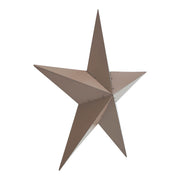 Metal Star Rust Brown Distressed 36x36 (3PC Bundle)