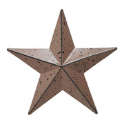 Metal Star Speckled Rust Brown Distressed 4x4 (3PC Bundle)